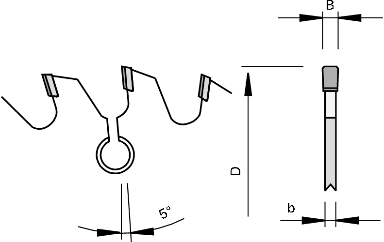 Dimanta priekšzāģi DP "F-FA"- drupinātājiem un adapterim 006480 - Image 2