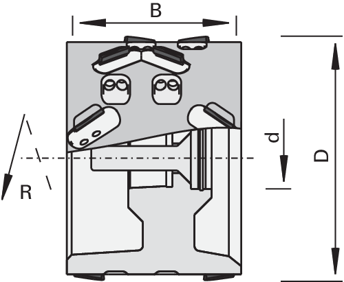 Frēze DIAMAX DP HSK 32R - HOLZ-HER - AirStream-System - Image 2