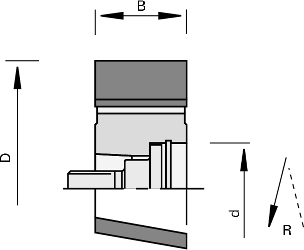 Maliņmašīnu priekšējā frēze HW HSK 25R - Homag, IMA - Image 2