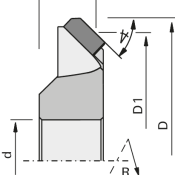 Frēze DIAMAX DP - HOLZ-HER FR201 - AirStream-System