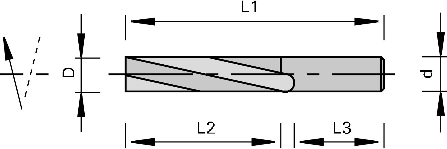 Tīrā spirālfrēze VHW-pozitīvā spirāle - Image 2