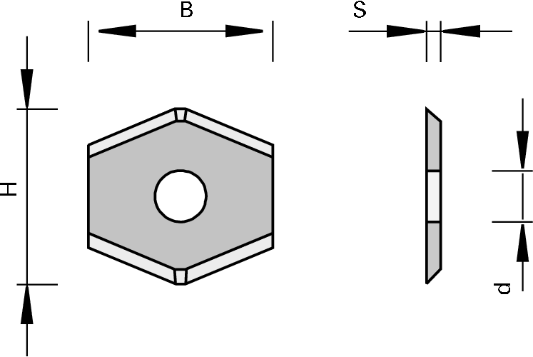 pagriežamie Profilnaži HW alumīnija kompozitmateriāla apstrādei-HOLZ-HER, 135 gradi - Image 2