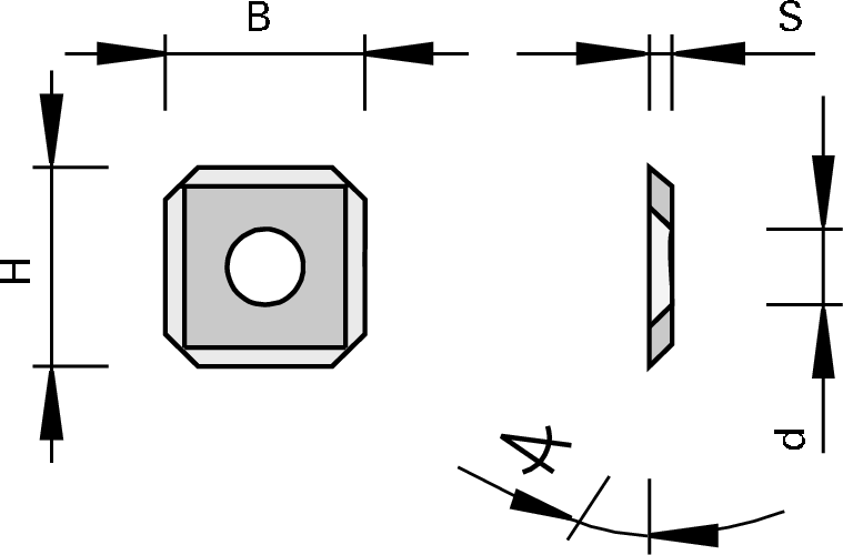 pagriežamie profilnaži HW ar 4 griezējmalam un fāzi- Ledinek Rotoles