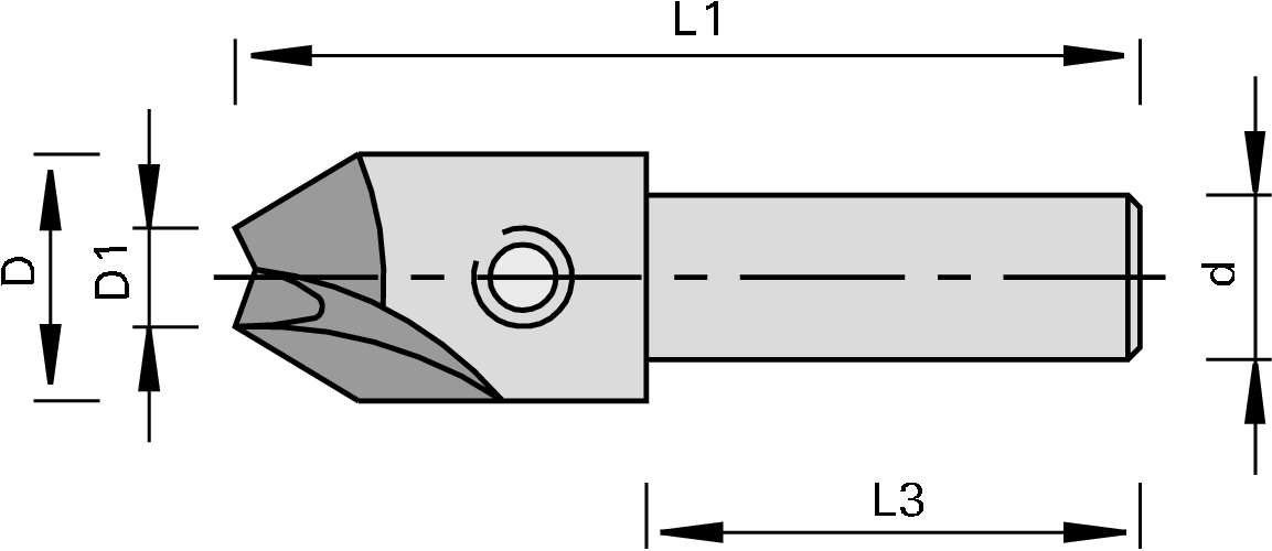 HW cietsakausējuma zenķeris spirālurbim