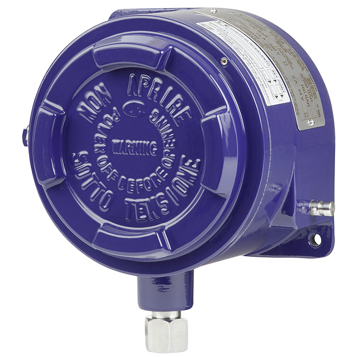 Modelis: BA, BAX Burdona caurules spiediena slēdzis Ugunsdrošs korpuss Ex d BA, BAX Iestatīšanas diapazoni no 0 ... 2,5 bar līdz 0 ... 1 000 bāru,